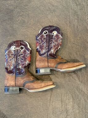 Men's Brown Leather Western Cowboy Boots